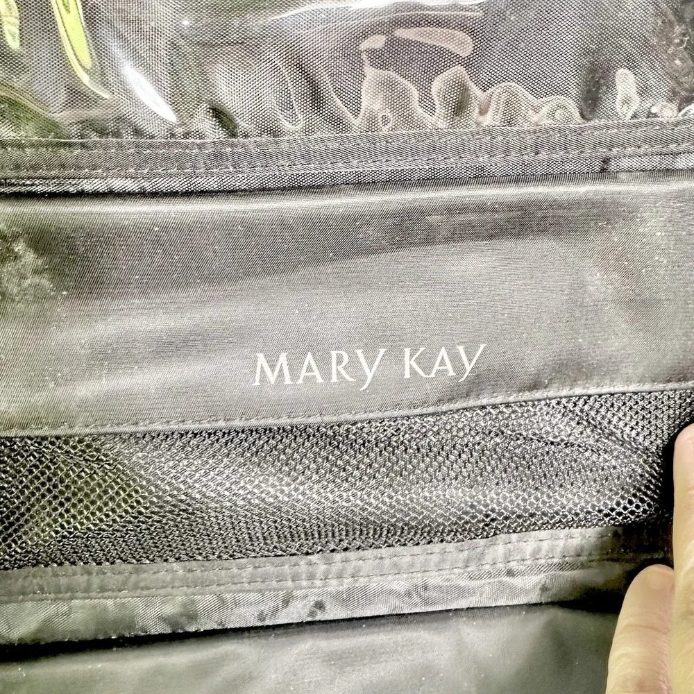 Mary Kay Hanging Cosmetic‎ Organizer Travel Makeup Storage Bag Black 32x18